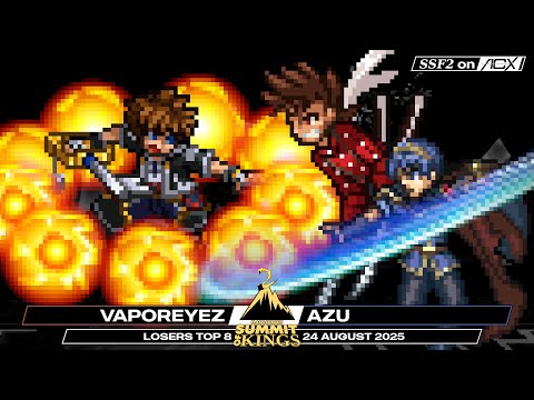 VaporeyeZ (Sora) vs Azu (Marth, Lloyd) - Losers Top 8 - SSF2 Summit of Kings