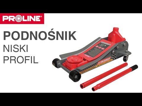 Podnośnik Žemas hidraulinis keltuvas prof. 2,5t, 89-457mm (34,8kg) ce proline video