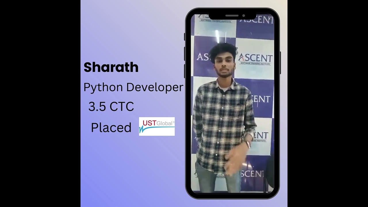 Sharath || Python Developer || CTC 3.5