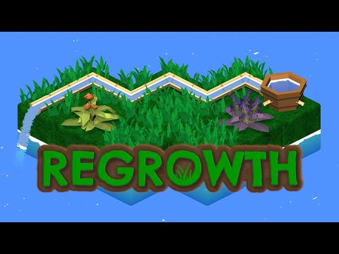 Save islands from sinking by spreading life across them in Regrowth