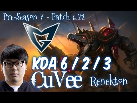 SSG CuVee RENEKTON vs IRELIA Top - Patch 6.22 KR