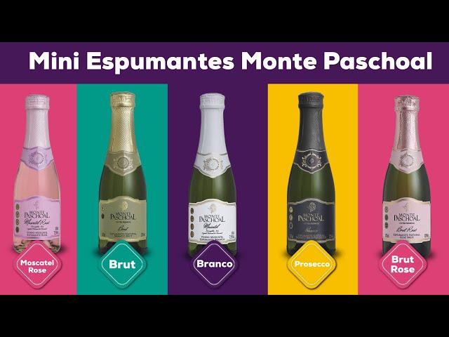 Mini Espumante Monte Paschoal Moscatel Branca 187ml | Werle