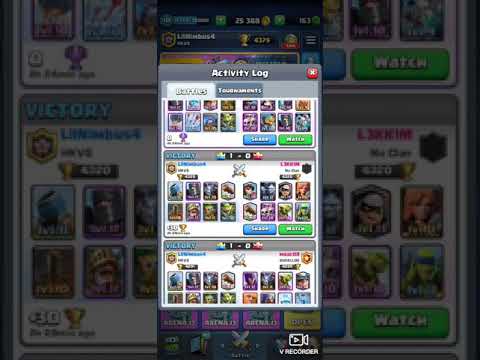 Clash Royal: Lvl 10 vs 12 ladder push 💪🏼