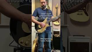 Video thumbnail for Red Special Comparison - B&B vs Ferrari vs Seymour Duncan Brian May vs Burns Trisonic vs BMG stock by Fat Bottomed Boys