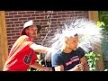 Throwing Water Balloons At People Prank