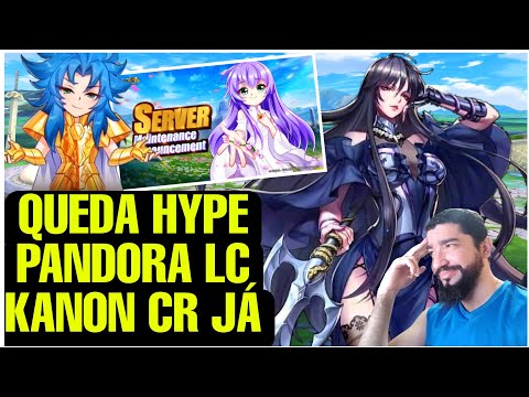 Pandora LC Flopará? Novo Meta DG Kanon G. CR Chegando. Notas de Atualização - Saint Seiya Awakening