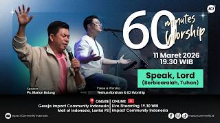 Download lagu LIVE 60 MINUTES WORSHIP - SPEAK, LORD feat Yeshua Abraham & ICI Worship mp3 Download lagu LIVE 60 MINUTES WORSHIP - SPEAK, LORD feat Yeshua Abraham & ICI Worship mp3