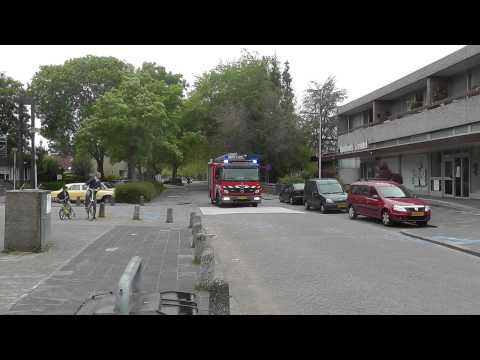 13-06-09 Prio 1 Woningbrand - Johannes Poststraat (Gouda)