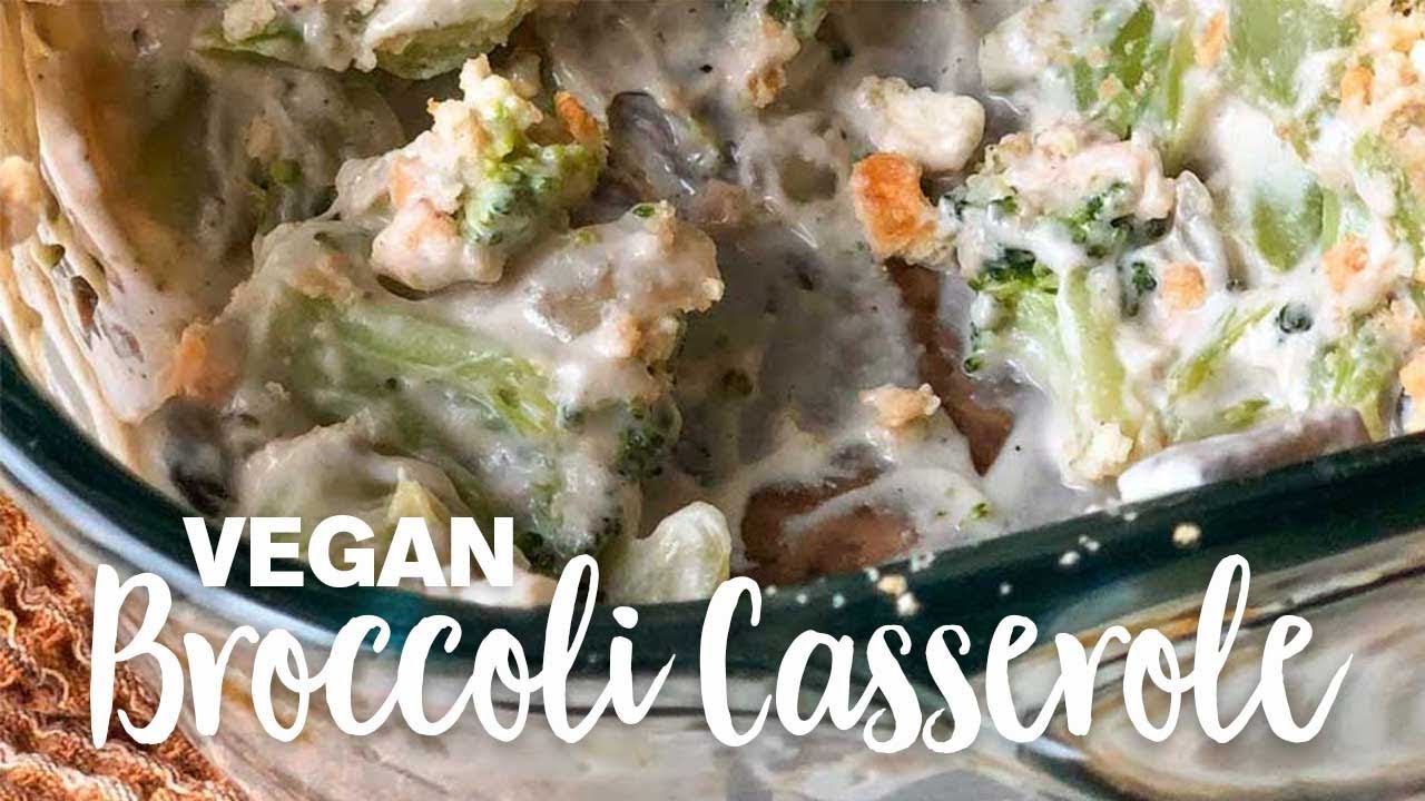 Vegan Broccoli Casserole (plant-based, oil-free option)