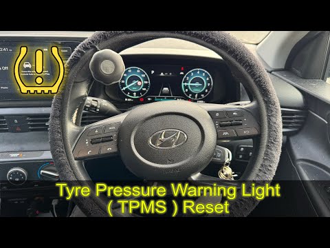 2023 HYUNDAI BAYON tyre pressure warning reset