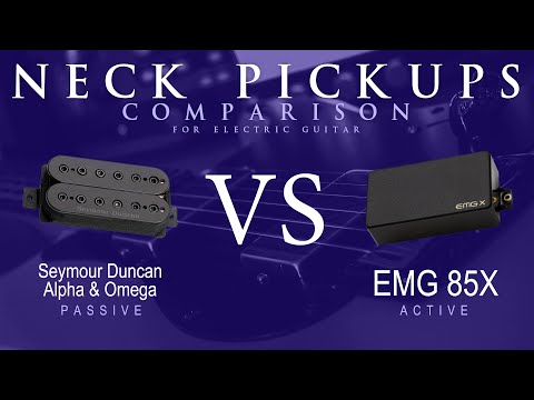 Seymour Duncan ALPHA & OMEGA vs EMG 85X - Neck Pickup Guitar Tone Comparison Demo