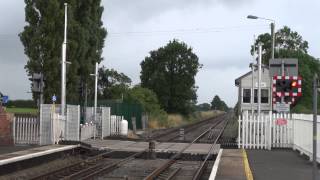 preview picture of video '175108 passes Prees station and level crossing'