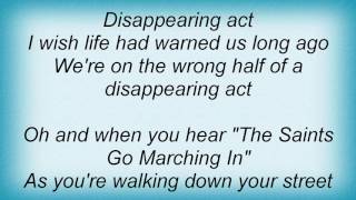 Ron Sexsmith - Disappearing Act Lyrics