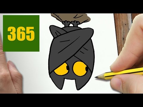COMMENT DESSINER CHAUVE-SOURIS KAWAII ÉTAPE PAR ÉTAPE – Dessins kawaii facile