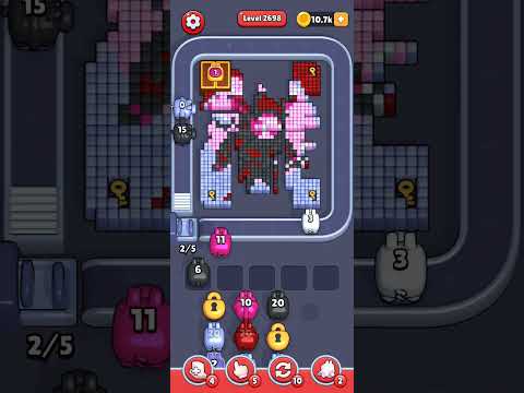 Pixel Flow Level 2698 Walkthrough
