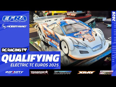 Qualifying Day 1 EFRA 1/10 Electric Track Euros 2025 Presented by Hobbywing