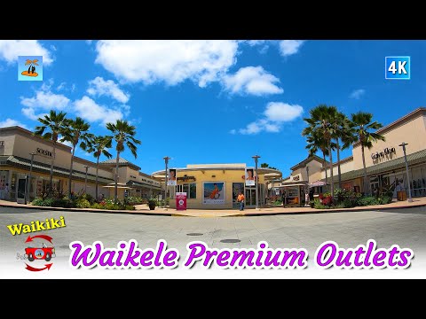 Waikele Premium Outlets 🌴 Havaí 4K dirigindo