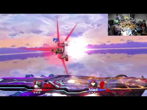 Smash Bros. 4 - Elipsis (Yoshi) vs. Jaku (Samus) @ AGDQ 2016
