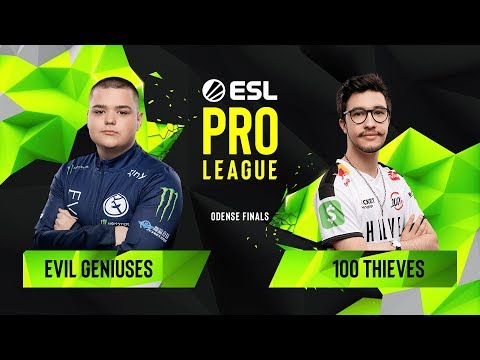 CS:GO - Evil Geniuses vs. 100 Thieves [Mirage] Map 1 - Group A - ESL Pro League Season 10 Finals