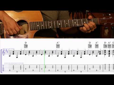 How to Play the Chords to Take These Chains from My Heart by Hank Williams on Guitar with TAB