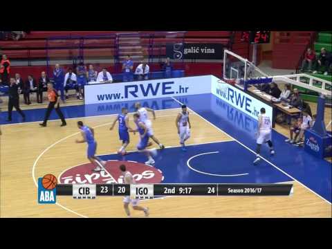 ABA Liga 2016/17 highlights, Round 14: Cibona - Igokea (18.12.2016)