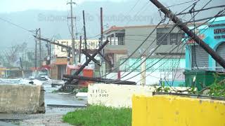 Hurricane Maria Aftermath Damage in Yabucoa, PR - 9/22/2017