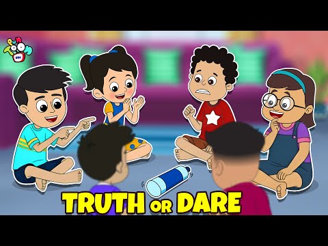 TRUTH or DARE | Gattu Chinki’s Dare | Cartoon | Moral Story | PunToon Kids