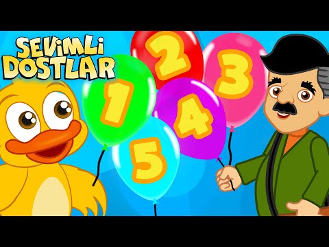 Sayılar 🎈 Baloncu Amca (YENİ) ve Sevimli Dostlar Bebek Şarkıları | Çocuk Şarkıları | Adisebaba TV