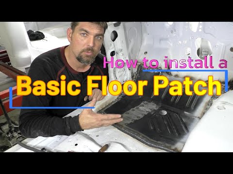 How to install a floor pan patch panel