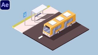 Download lagu 2D Bus Animation | After Effects Tutorial mp3