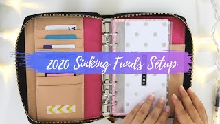 Setting Up My Sinking Funds for 2020 | A Sneak Peak Into My Cash Envelope Planner Wallet