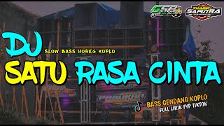 Download lagu DJ SATU RASA CINTA MELODI SEDIH YANG VIRAL TIKTOK ... mp3