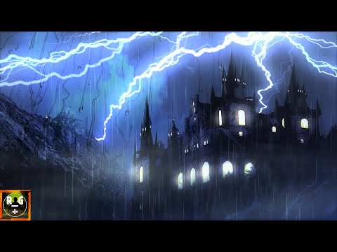 Epic Castle Thunderstorm | Rain, Wind, Loud Thunder & Lightning, with Sounds of Crows and Wolves