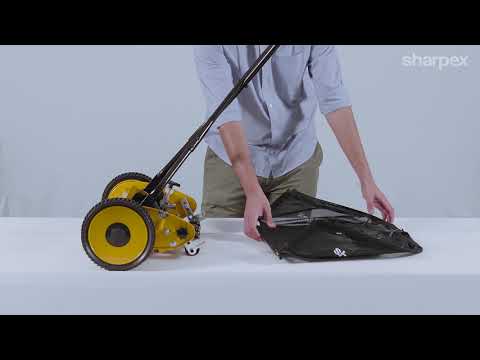 Sharpex push manual lawn mower