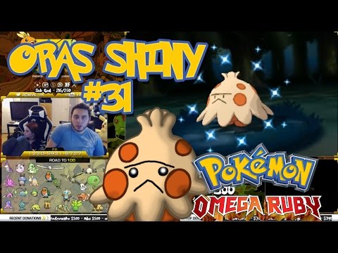 LIVE SHINY SHROOMISH #31 ROAD TO 100 | DEXNAV "Shiny" | "Pokemon Omega Ruby Alpha Sapphire" ORAS