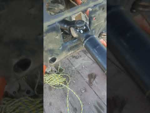 ## How to remove the front drive shaft on a 2016 Polaris Ranger 900 without cutting the frame