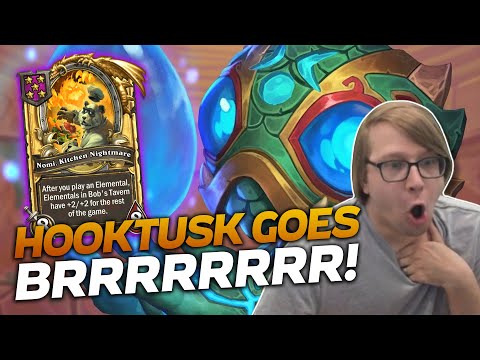 Hooktusk Goes Brrrrrr! | Hearthstone Battlegrounds | Savjz