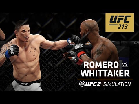 UFC 213 | EA SPORTS UFC 2 Simulation – Romero vs Whittaker