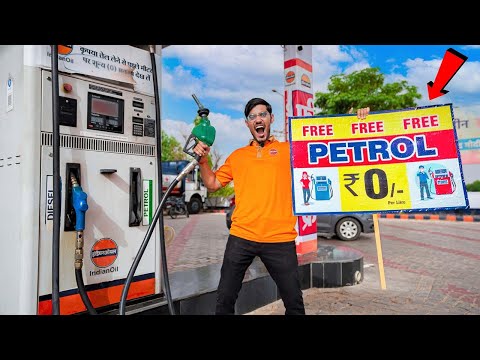 We Opened a Free Petrol Pump😱 | हमने पेट्रोल बिलकुल फ्री में भरा | ₹1,00,000 Spent
