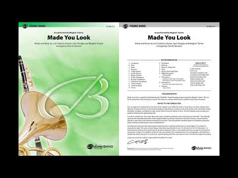 Made You Look, arr. Chris M. Bernotas – Score & Sound