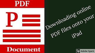 How to save online PDF files onto your iPad 2018| Paperless Student