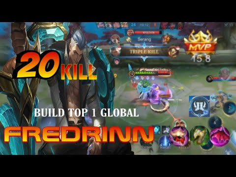 20 kill | Preman Offlane Fredrin + Tank Build | Build Top 1 Global Fredrin | MLBB