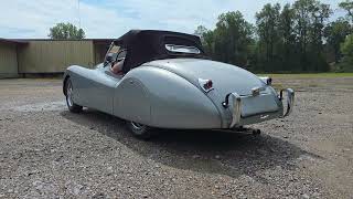 1953 Jaguar XK120 OTS Walk Around and Drive By
