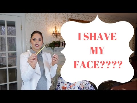 How You Should Shave Your Face! How To Dermaplane at Home! Video