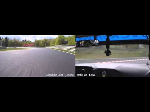 Sebastian Loeb vs Rob Huff - Nordschleife WTCC