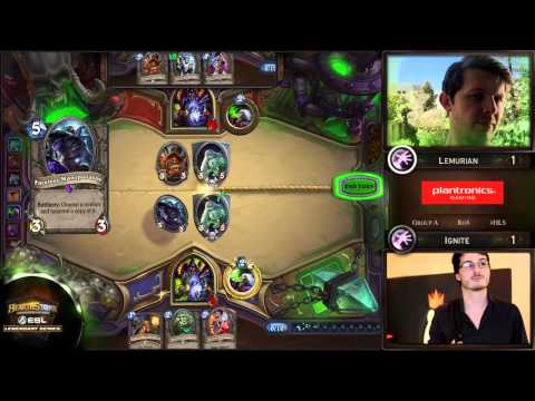 Ignite vs Lemurian | Redemption Tournament Group A - Quarterfinal | ESL Hearthstone Legendary Series