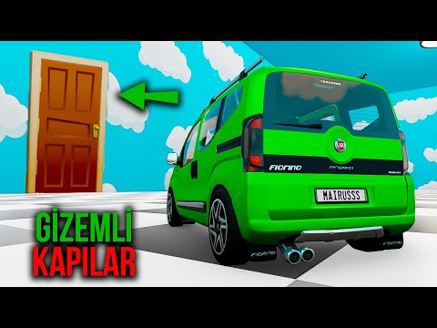 Fiat Ailesi Arabalar vs Gizemli Kapılar !!! Örümcek Abi ile BeamNG.drive