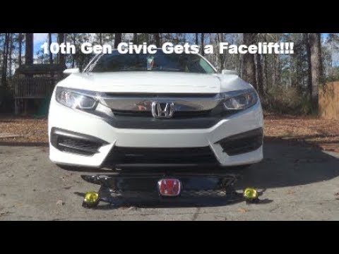 10th Gen Civic Fog Lights and Front Grille Install