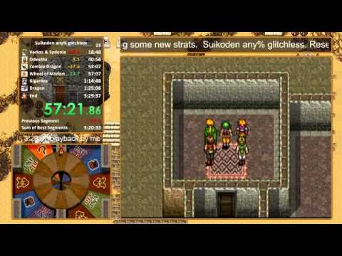 Suikoden any% glitchless 3:27:45