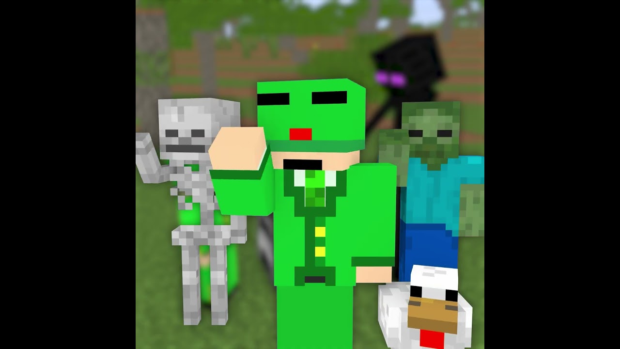 マイクラでイヤイヤヨゲーム「エンダーマン」「エンド」「クリーパー」【ぷらいむ。】#shorts #マイクラ #マインクラフト #minecraft